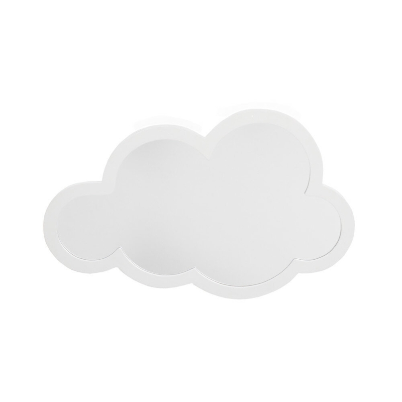 Cloud-Shaped Nursery Wall Mirror