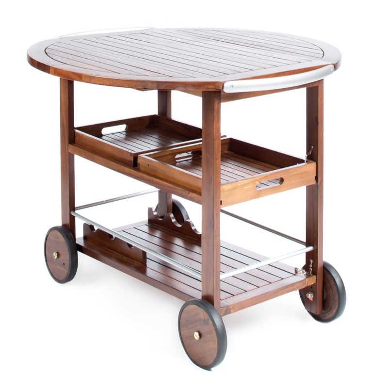 Kaing Wood Bar Cart