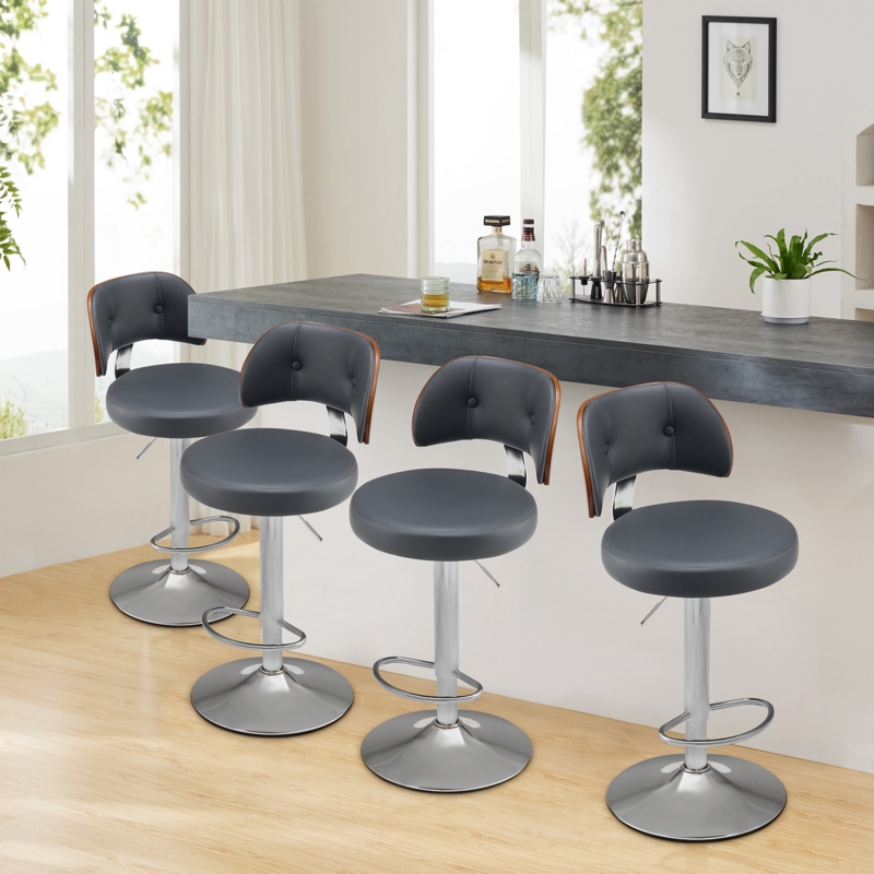 Swivel Adjustable Height Bar Stool