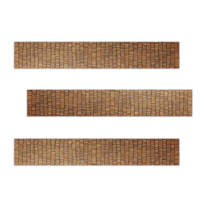 Metallic Bronze Ceramic Listello Tile