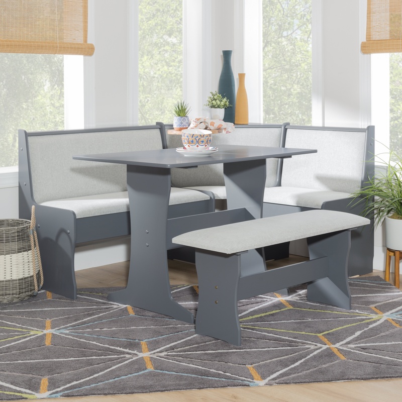 Kasdan 5 - Person Breakfast Nook Dining Set