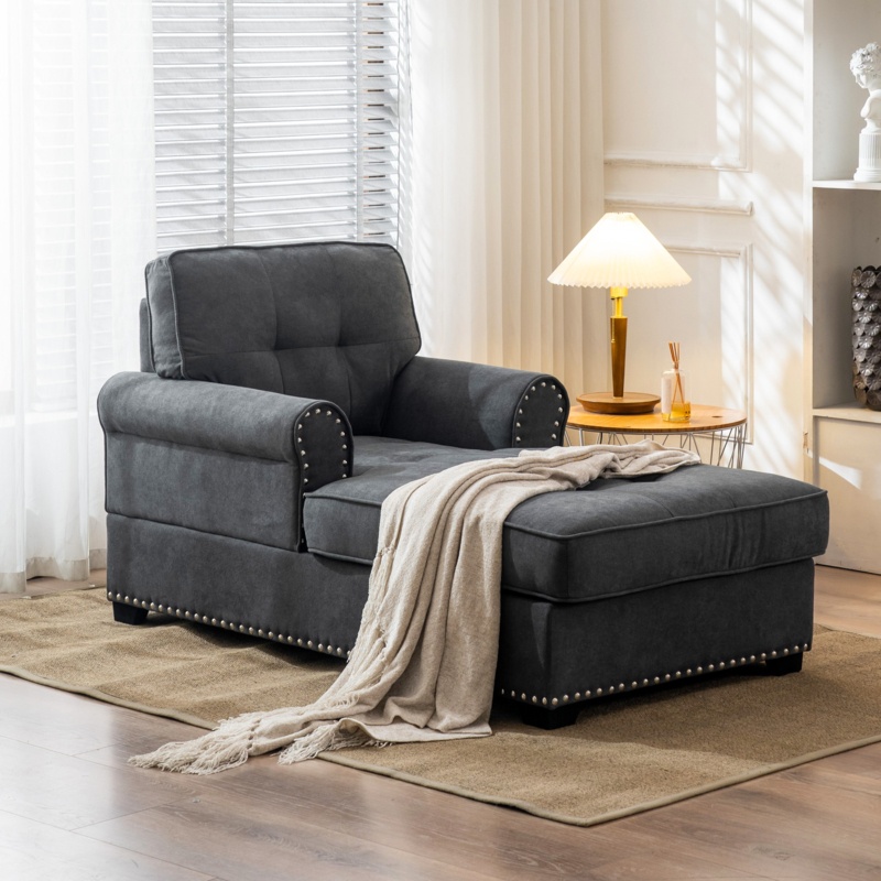 Kasper Upholstered Chaise Lounge