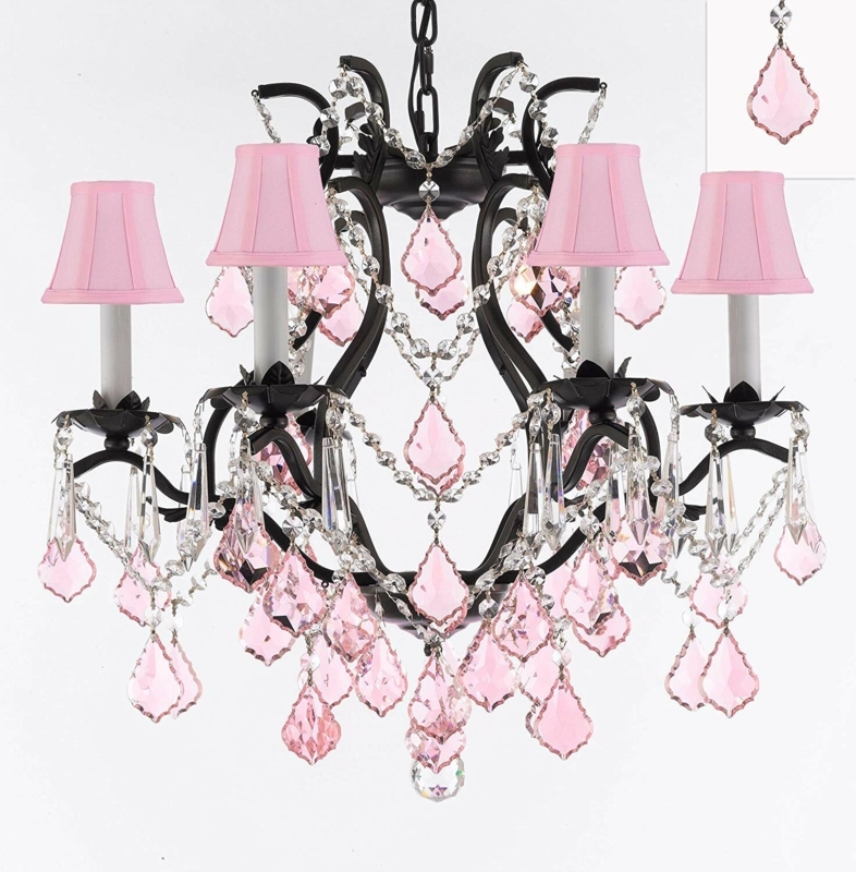 6-Light Shaded Crystal Chandelier