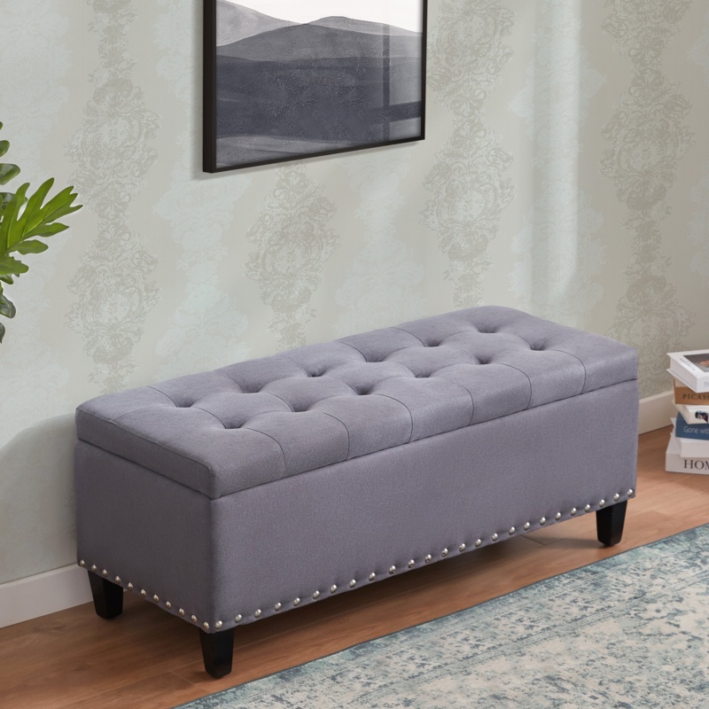 Katz Upholstered Storage Ottoman
