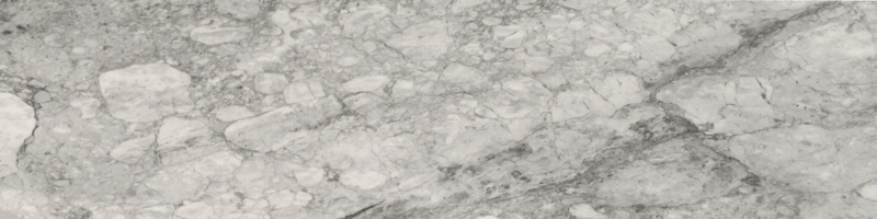 Kaya 24" x 3" Glazed Porcelain Bullnose Tile Trim in Onda Gray