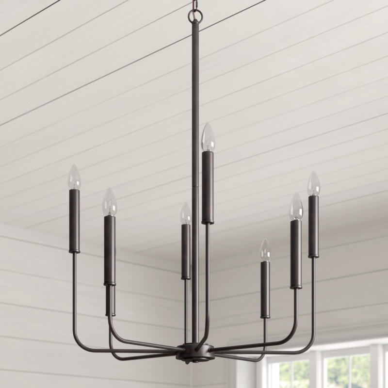 Farmhouse Candle-Style Chandelier