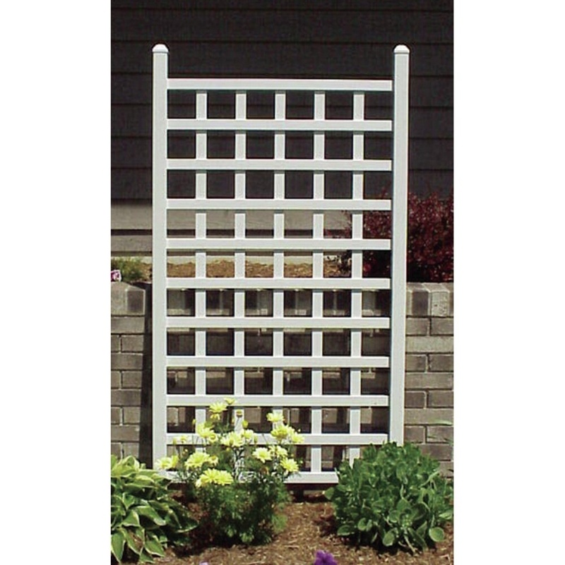 Keghon 66'' H x 35'' W Vinyl Lattice Panel Trellis