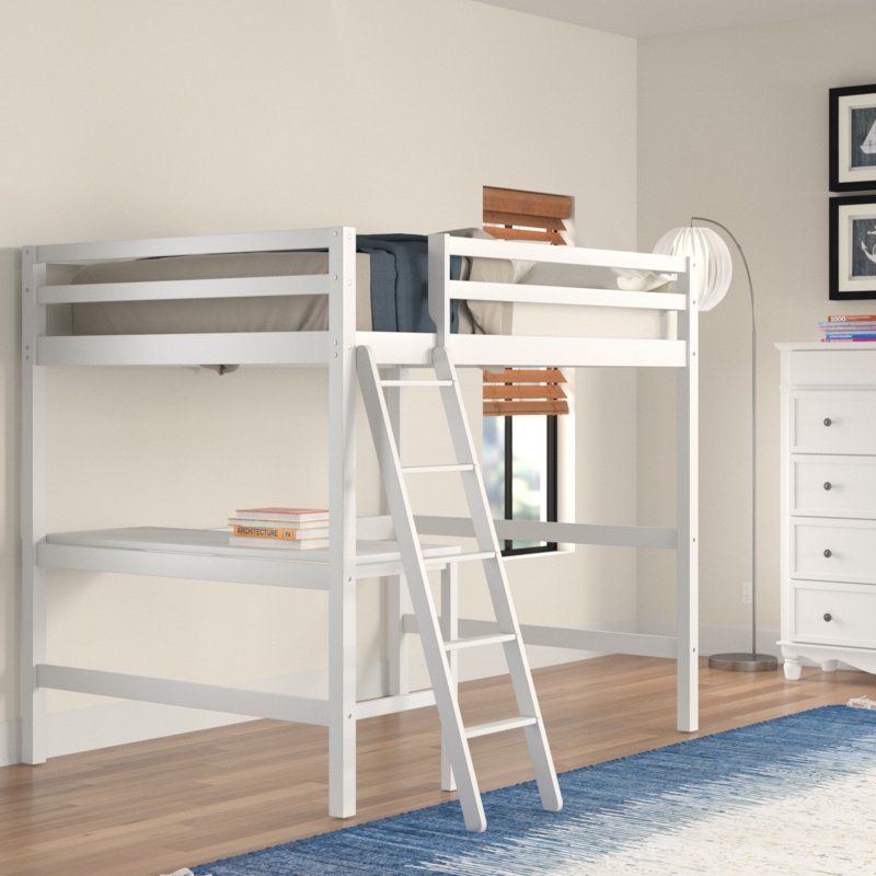 Kehl Full Platforms Loft Bed with Built-in-Desk by Viv + Rae™