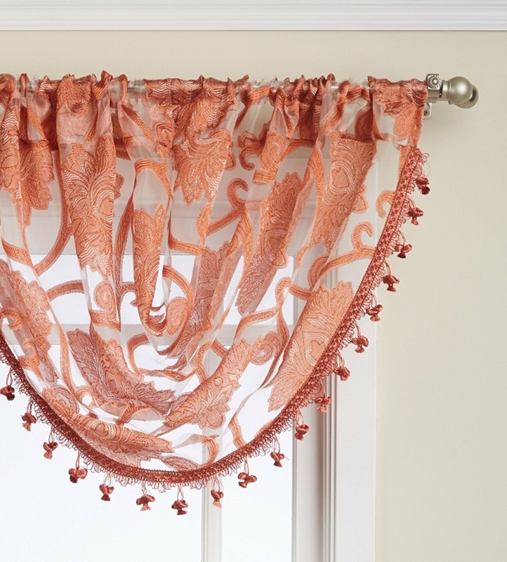 Kelliher Floral Scalloped Window Valance