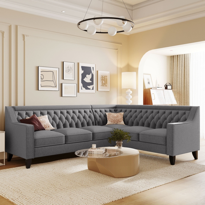 L-Shaped Corner Sectional Sofa