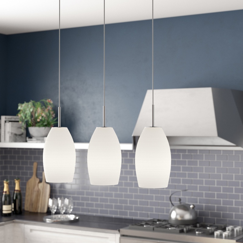 Kepley 3 - Light Kitchen Island Linear Pendant