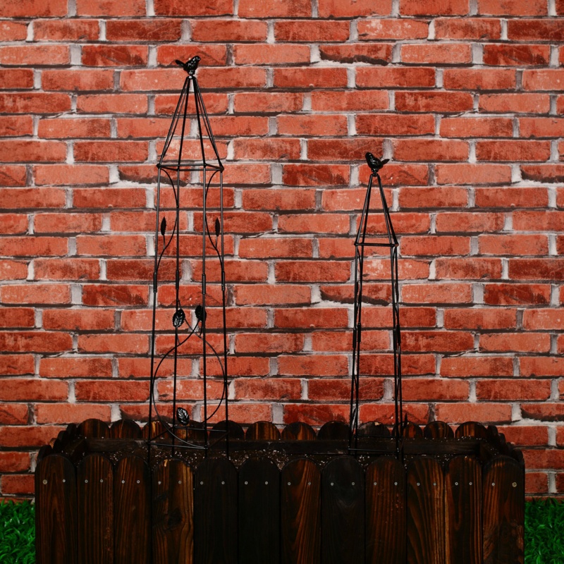 Kepper 39.4'' H x 5.9'' W Steel Obelisk Trellis