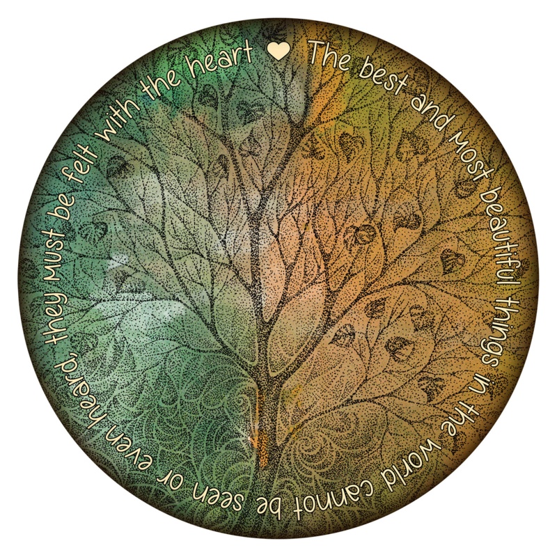 Kessinger Feel in Heart Round Wall Decor