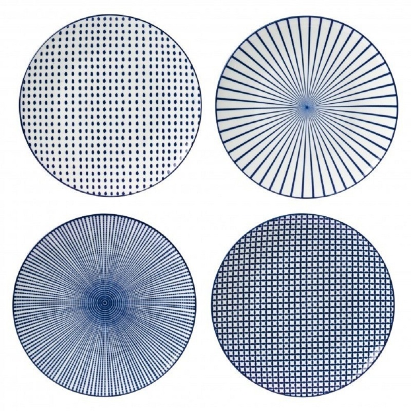 Kiaan 4 Piece Appetizer Plate Set