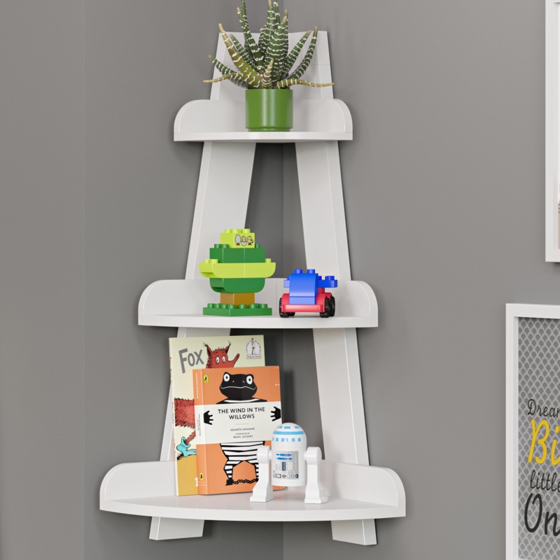 Corner Ladder Bookshelf for Kids