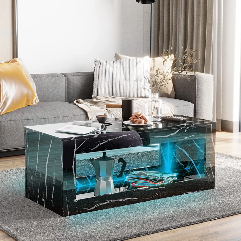 Large Modern LED Coffee Table