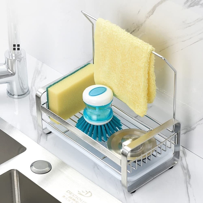 Kitchen Sink Stainless Steel Sponge Holder