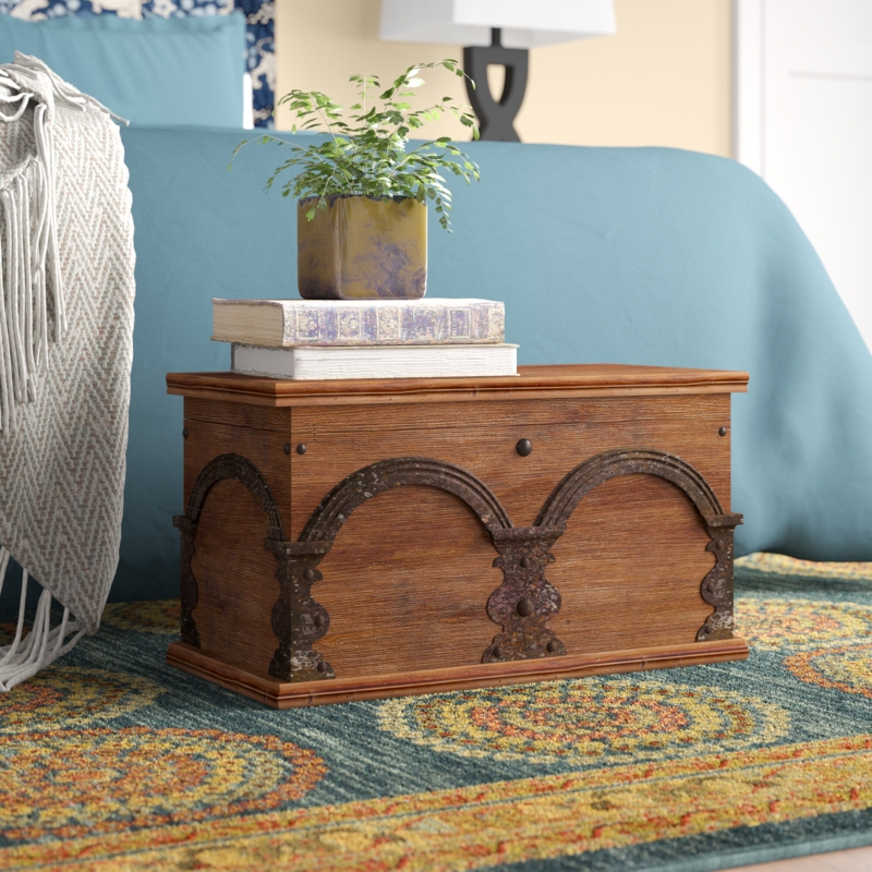 Antique-Style Storage Trunk