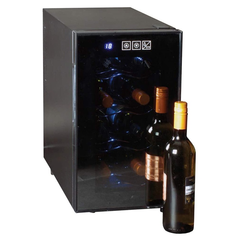 Koolatron 8 Bottle Wine Refrigerator Freestanding Single Zone, 0.8 cu. ft Wine Fridge