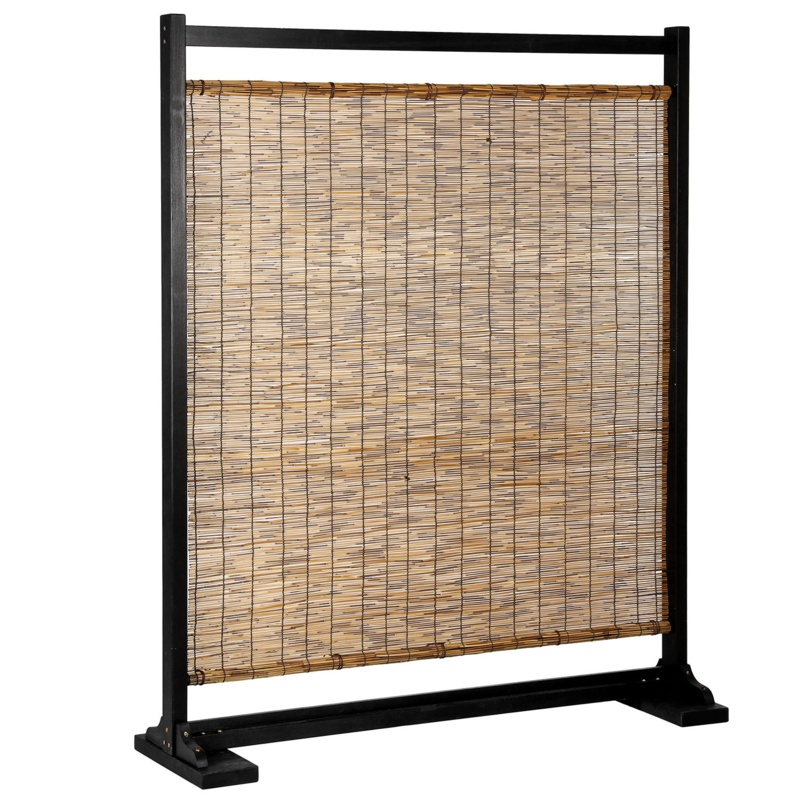 Kraemer 59'' W x 71.5'' H Solid Wood Single Panel Room Divider