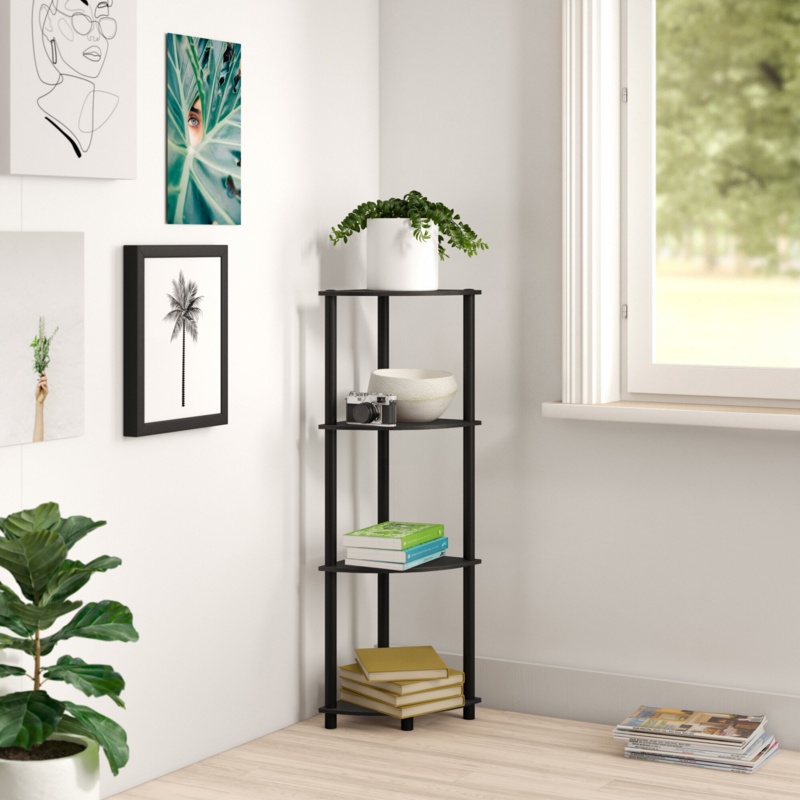 Krasen 43.5'' H x 11.6'' W Corner Bookcase