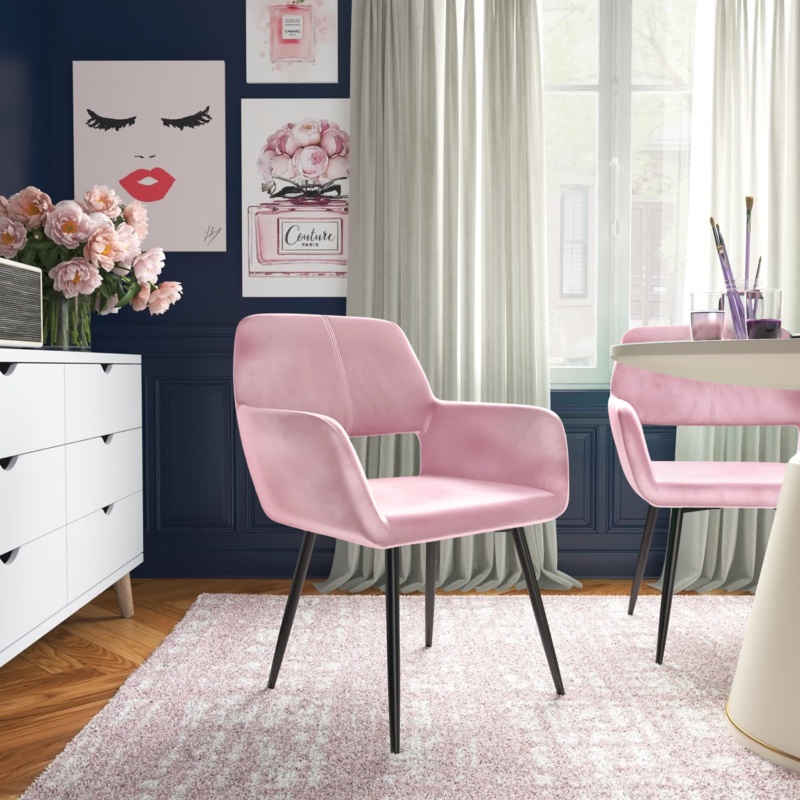 Kristina Velvet Arm Chair