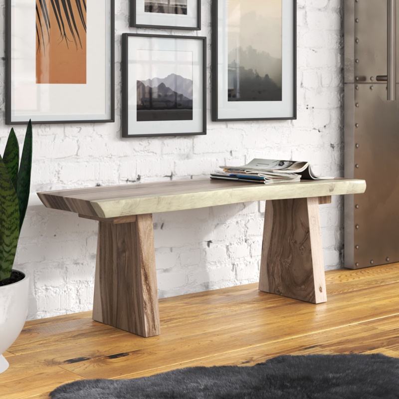 Kristofer Solid Wood Bench