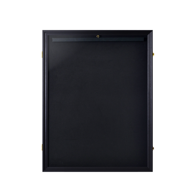 Matte Black Sports Display Rack with Key Lock