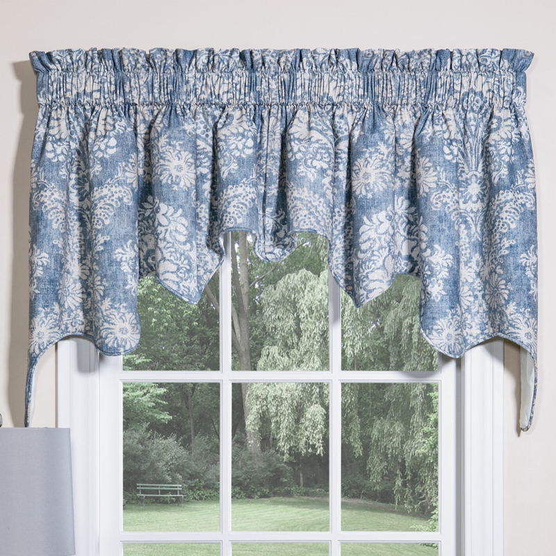 Scalloped Fabric Headboard