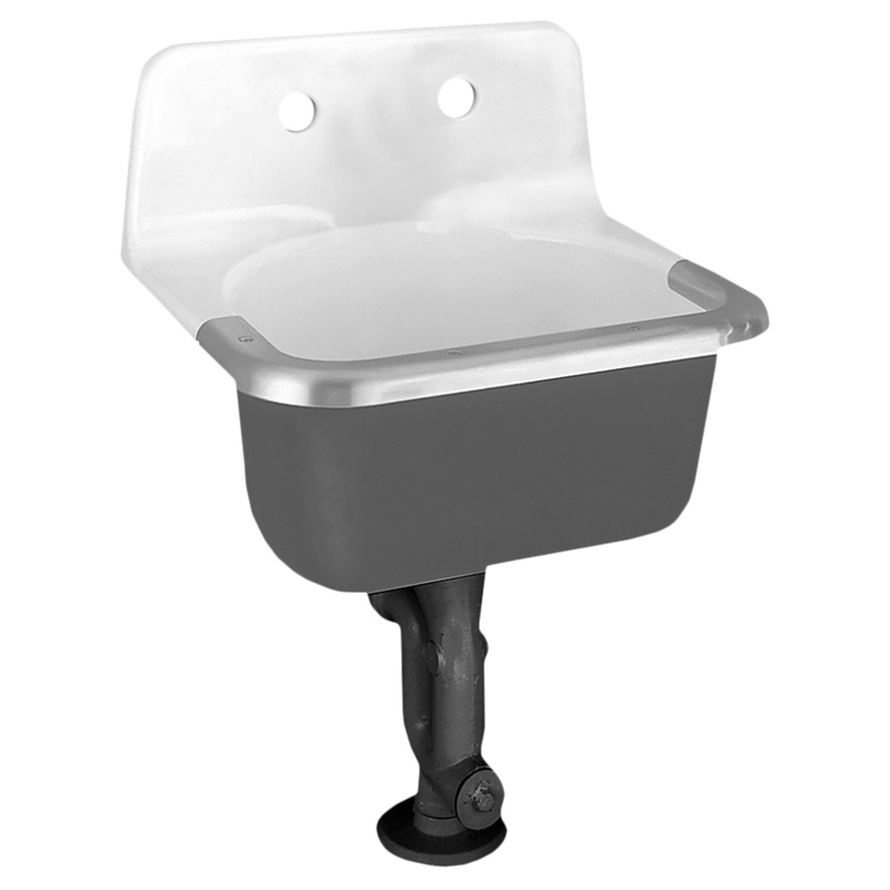 Lakewell 22" Lx 18" W Wall Mount Service Sink