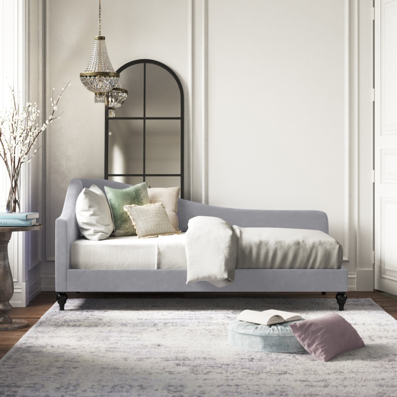 Elegant Sofa Bed with Turned Feet