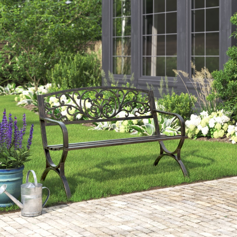 Landy Metal Outdoor Bench