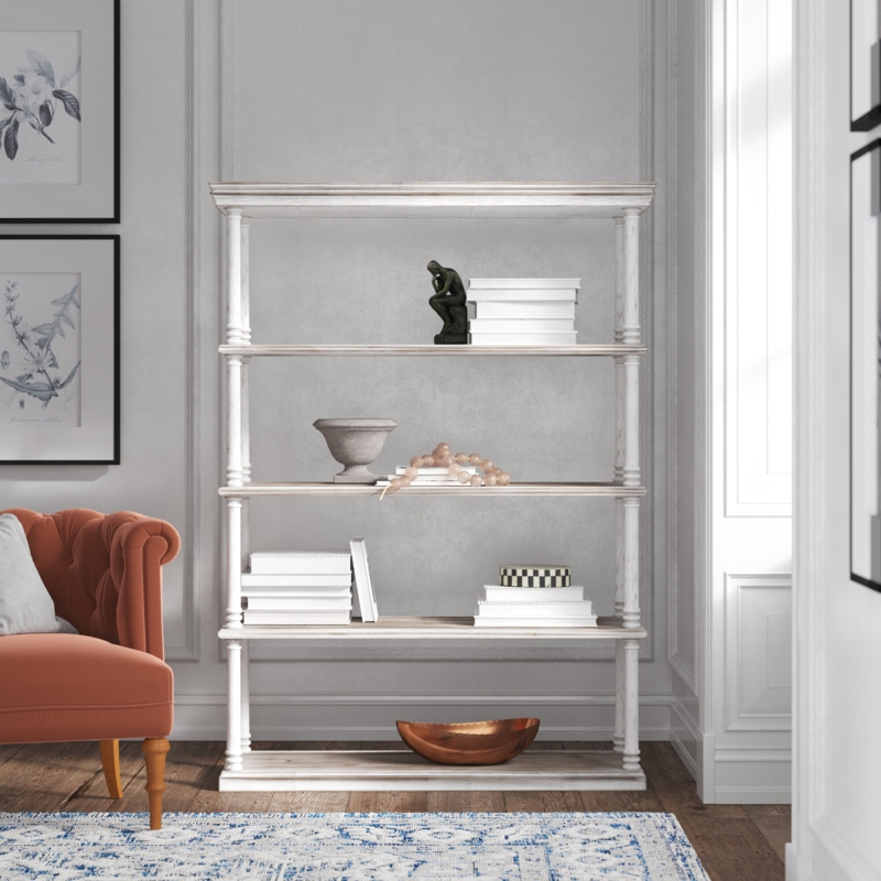 Farmhouse 5-Tier Oversized Standing Shelf Rack