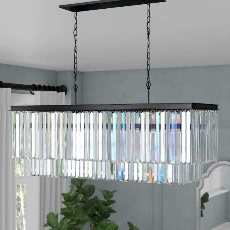Crystal Bars with Layered Prisms