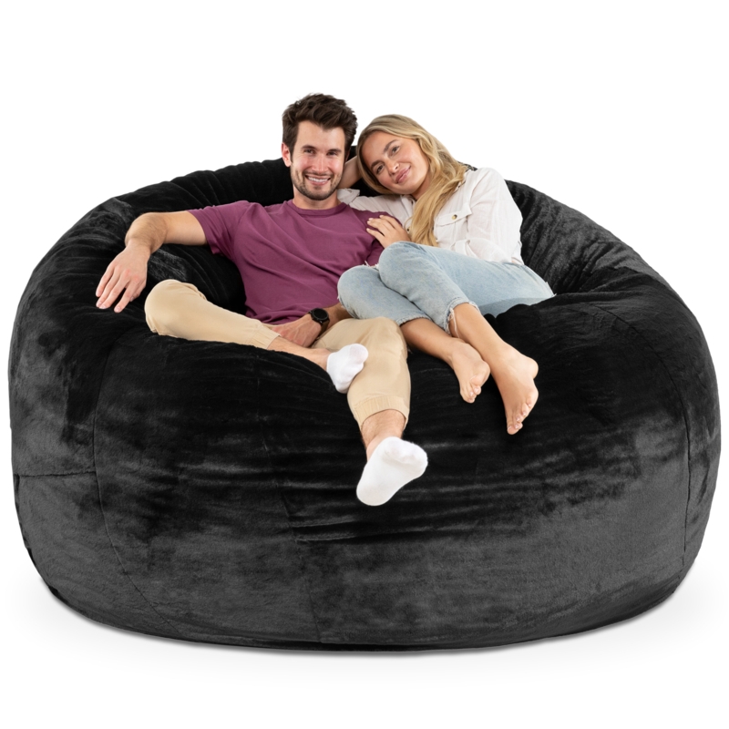 Large Faux Fur Classic Bean Bag