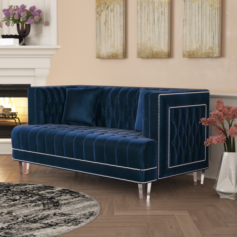 Laszlo 64'' Upholstered Loveseat