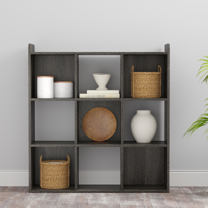 9-Cube Organizer Bookcase and Storage Cabinet