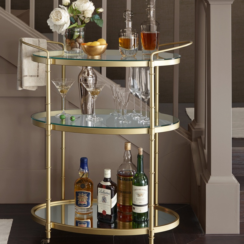 Lauren Metal Bar Cart