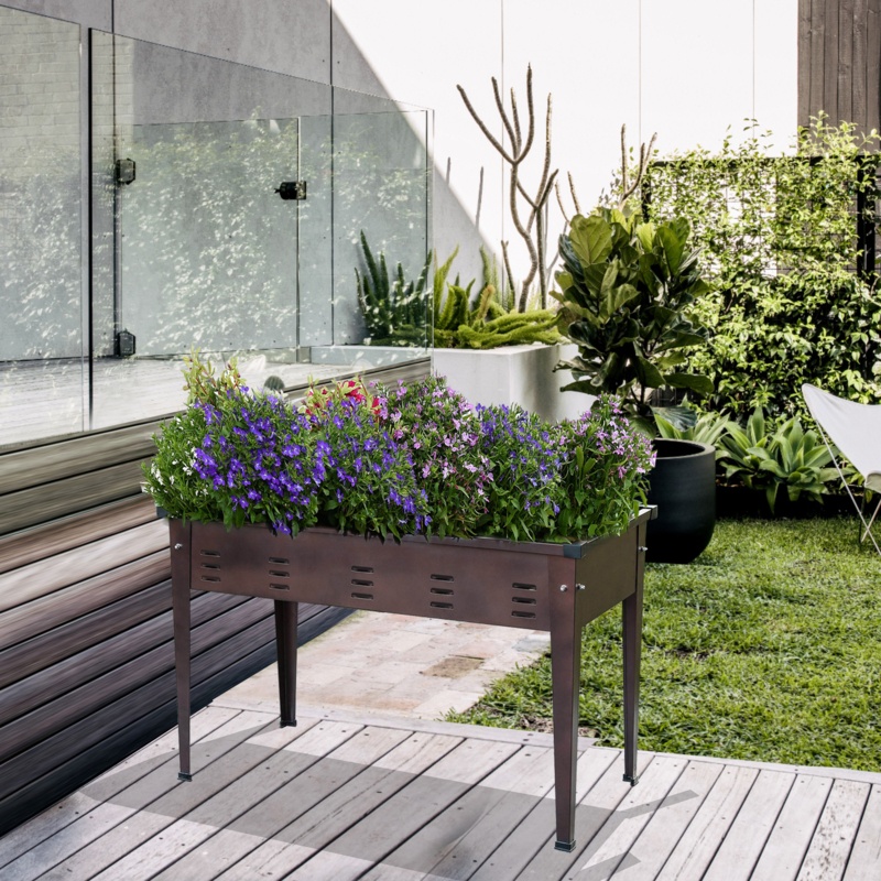 Leiter Steel Elevated Planter