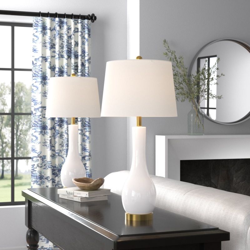 Leithgow Ceramic USB Table Lamp