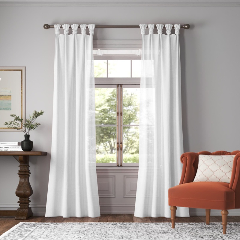 Liebert Semi-Sheer Curtain Panel