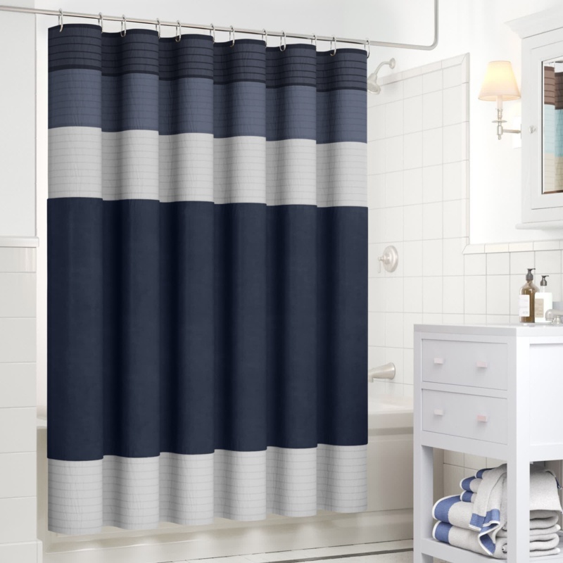 Liesel Striped Single Shower Curtain