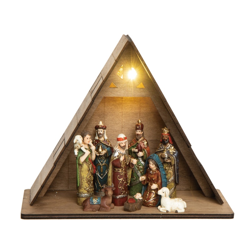Light up Traditional Nativity