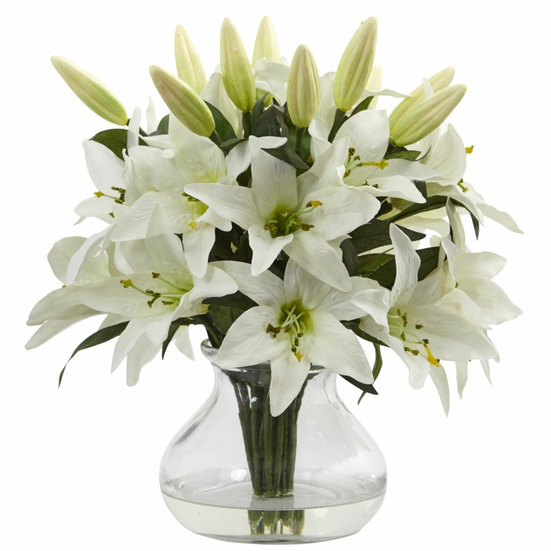 Lilies Floral Arrangement in Vase