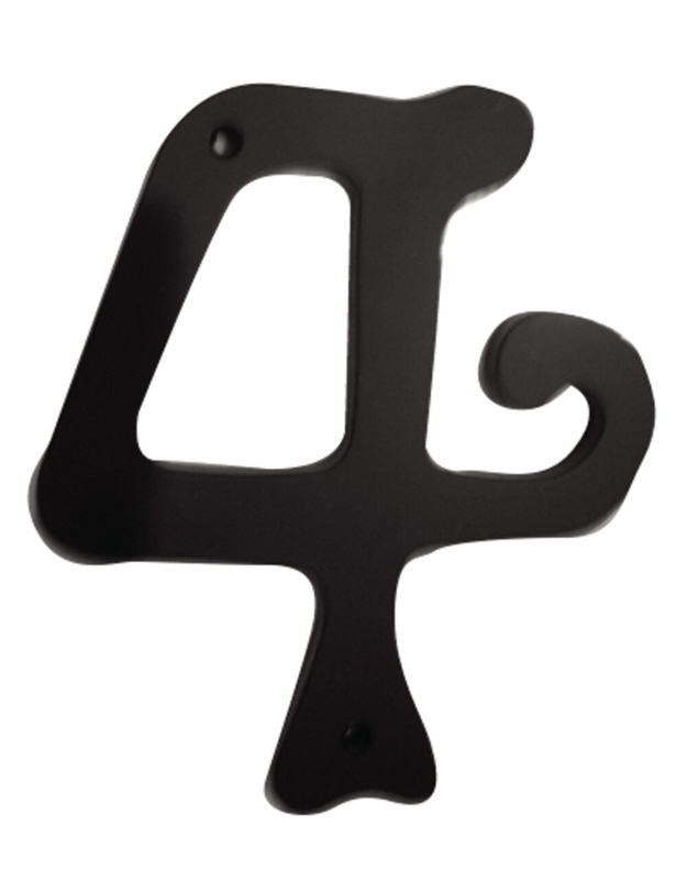 Renaissance-Style Edgy House Number