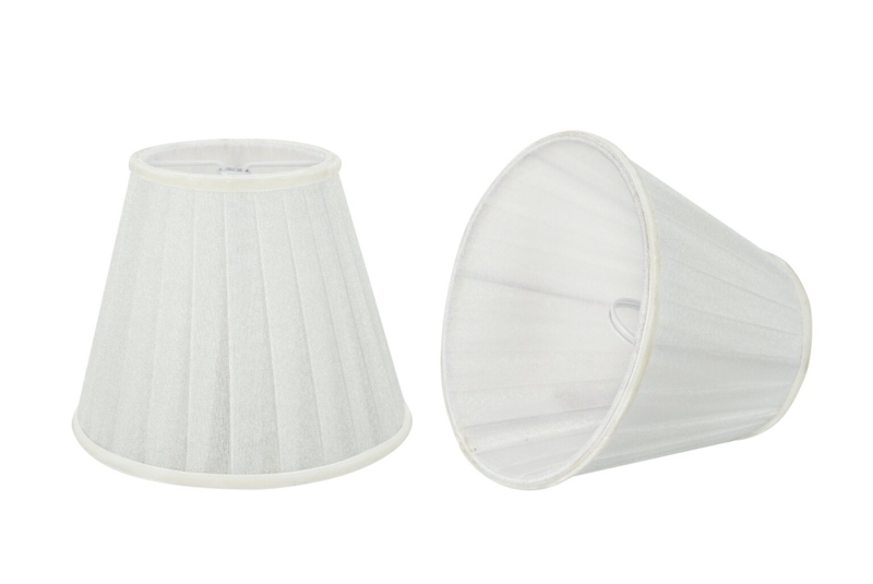 Pleated Empire Clip-On Lamp Shades (Set of 2)