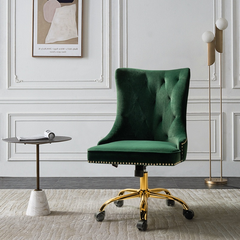 Lisa Swivel Task Chair With Tufted Back