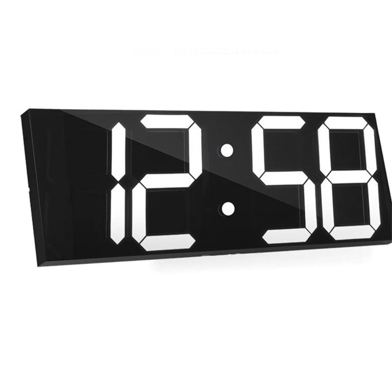 LED Clock with Sleek Design and Multiple Functions