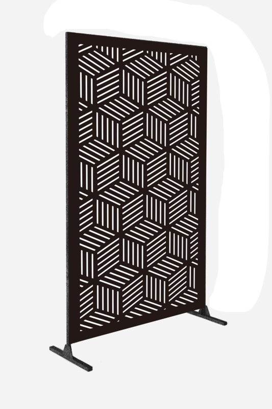 Liska 36" W x 75" H Single Panel Room Divider
