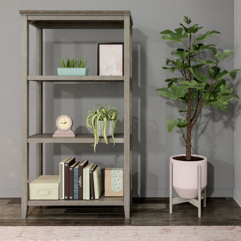 Lister 60.5'' H x 31.5'' W Etagere Bookcase
